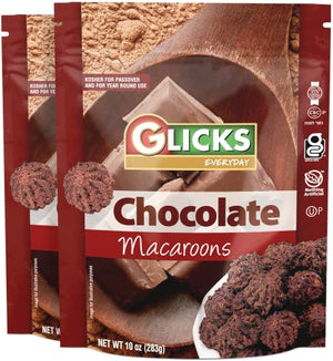 Glicks Gluten Free Chocolate Macaroons, 10oz (2 Pack)