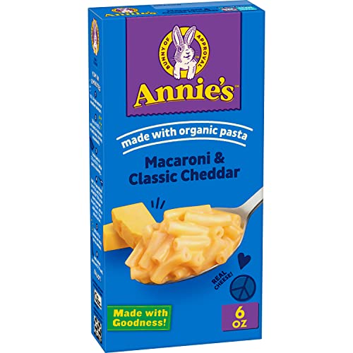 Annie's Classic Cheddar Macaroni and Cheese, 6 oz (Pack of 12)