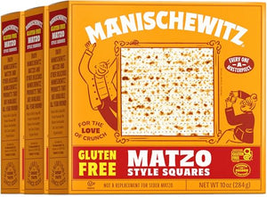 Manischewitz Gluten-Free Matzo Style Squares, 10 Ounce 3 Pack