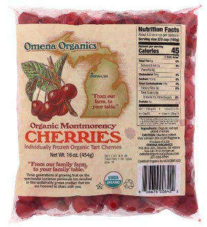 Omena Organic Montmorency Tart Cherry, 16 Ounce (6 Pack)