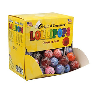 Original Gourmet Mini Cream Swirl Lollipops, 100 Count