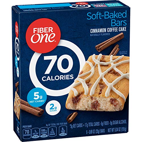 Fiber One 90 Calorie Soft-Baked Bar, 6 Pack