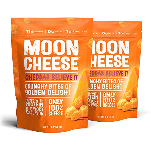 Moon Cheese Cheddar Believe It, 10 Oz (2-Pack)