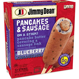 Salutem Vita - Jimmy Dean Blueberry Pancakes & Sausage, 30 oz, 12 Count