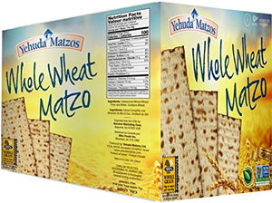 Yehuda Whole Wheat Matzo, 10.5oz (5 Pack)