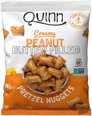 Quinn Snacks Peanut Butter Filled Pretzels, 7 Oz