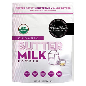 Healthier Comforts Organic Buttermilk Powder, 7oz