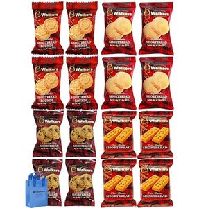 NOSH PACK Shortbread Cookies Sampler, 16 Pack