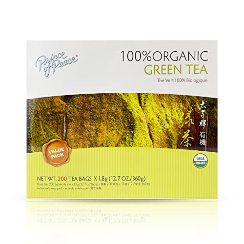 Prince of Peace Organic Green Tea, 200 Bags