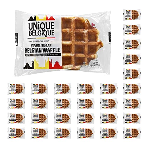 Authentic Imported Pearl Sugar Belgian Waffles (30x 100g)