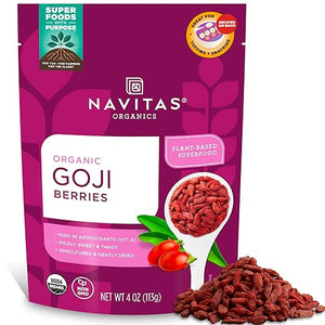 Navitas Organics Goji Berries, 4 oz Bag