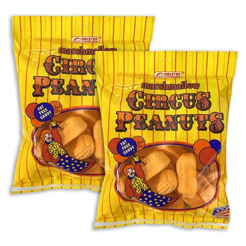 Melster Marshmallow Circus Peanut 6Oz bags (2)