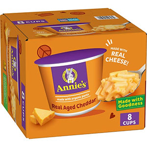 Annie's Cheddar Microwave Mac & Cheese, 8 Ct