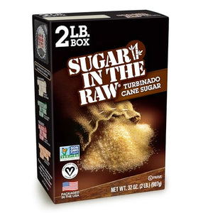 Sugar In The Raw Turbinado Cane Sugar, 2lb Bag