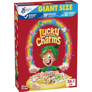 Lucky Charms Gluten Free Cereal, Giant Size, 26.1 oz