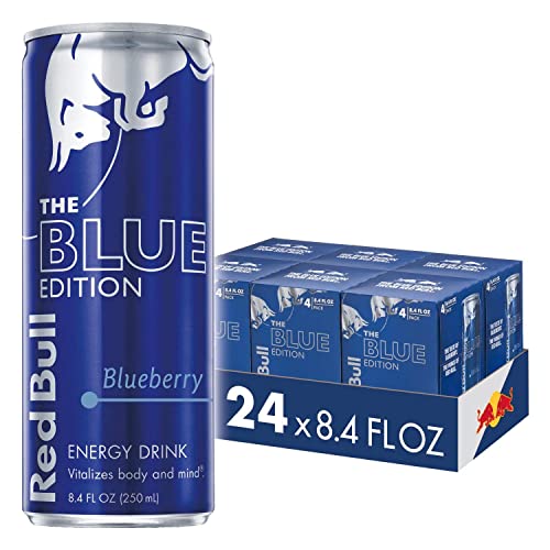 Red Bull Blue Edition Blueberry Energy Drink, 24 Cans