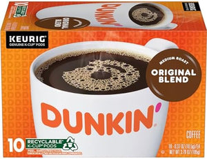 Dunkin' Original Blend Medium Roast Coffee, 60 K-Cup Pods