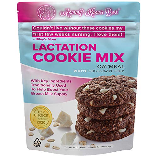 Lactation Cookies Mix - Oatmeal Breastfeeding Supplement (1 Pound)