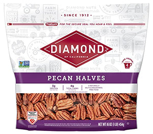 Diamond of California Pecan Halves, 16 oz