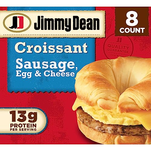 Jimmy Dean Sausage, Egg & Cheese Croissant, 8 Count