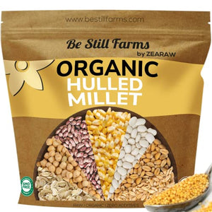 Be Still Farms Organic Hulled Millet Grain, 5.8lb