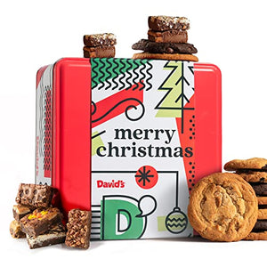 David's Cookies Christmas Assortment Gift Tin