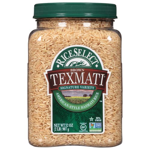 RiceSelect Texmati Brown Rice, 32-Ounce Jar