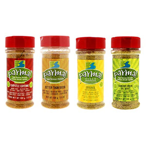 Parma! Vegan Parmesan - Variety 4-Pack (3.5 Ounce Each)