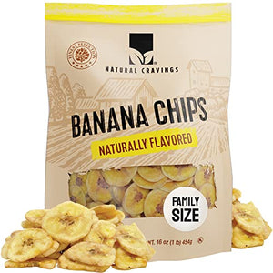 Healthy Banana Chips Dried Slices - Family Pack