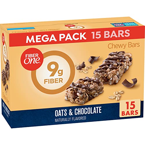 Fiber One Chewy Bars, Oats & Chocolate, 15 ct