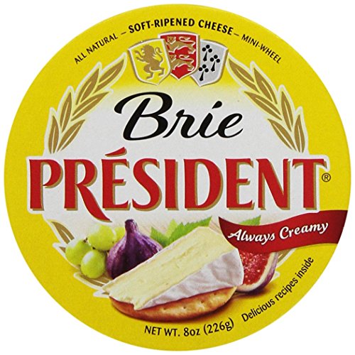 President Brie Cheese Round, 8 Oz