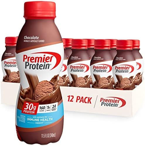 Premier Protein Shake, Chocolate, 30g Protein, 11.5 fl oz (12 Pack)