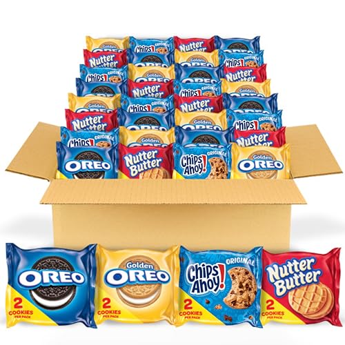 OREO, OREO Golden, CHIPS AHOY! & Nutter Butter Variety Pack