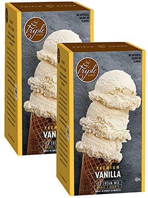 Triple Scoop Ice Cream Mix, Vanilla, 1