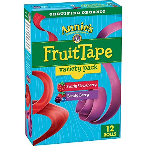 Annie's Organic Fruit Tape, Variety Pack, 12 Rolls