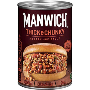 Manwich Sloppy Joe Sauce, Thick and Chunky, 15.5 OZ (Pack of 12)