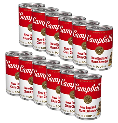 Campbell's New England Clam Chowder, 10.75 oz (Pack of 12)