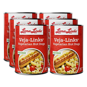 Loma Linda Plant-Based Meats, Veja-Links, 15 oz (6 Pack)