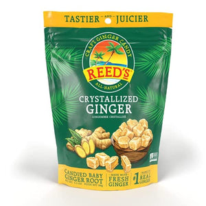 Reed's Crystallized Ginger Nuggets, 3.5 oz (12 Pack)