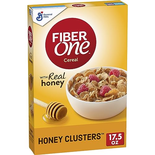 Fiber One Honey Clusters Breakfast Cereal, 17.5 oz