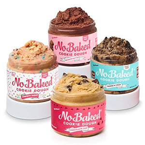 NoBaked Cookie Dough – Edible Favorite Flavors, 6 oz (4 Pack)