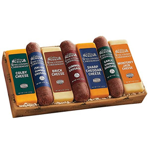 Wisconsin Cheeseman Cheese and Sausage Combo Gift