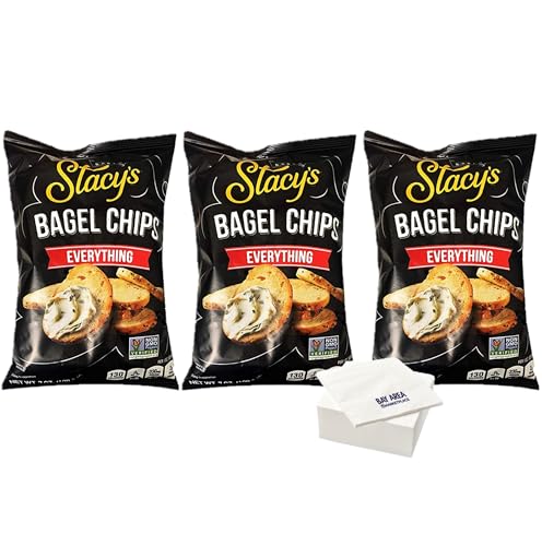 Stacy's Everything Bagel Chips, 7 oz (Pack of 3)