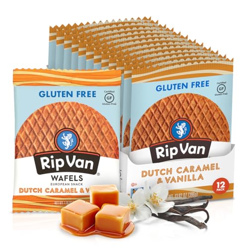 Rip Van Wafels Gluten-Free Stroopwafels, 12 Count