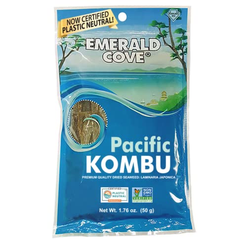 Emerald Cove Pacific Kombu Dried Seaweed, 1.76 Ounce Bag