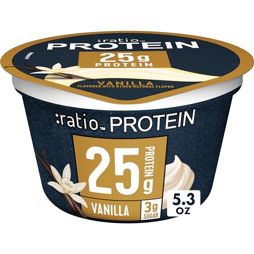 Ratio Yogurt Protein Snack, Vanilla, 25g Protein, 5.3 OZ