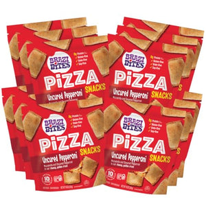 Brazi Bites Pepperoni Pizza Snacks, 10oz (12-pack)