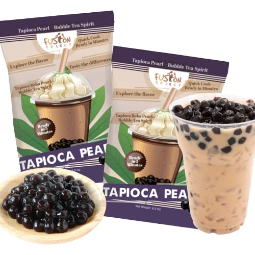 Fusion Select Brown Sugar Tapioca Pearls, 2 Packs