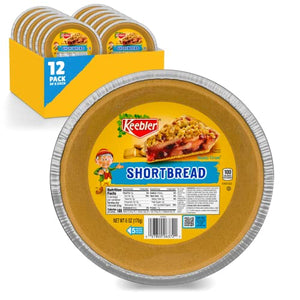 Keebler Ready Crust Shortbread Pie Crust, 6 Oz (12 Pack)