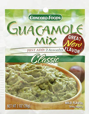 Concord Foods Guacamole Mix Classic, Mild (Pack of 2)